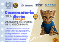 Convocatoria para el diseño de la imagen del Ocelote Institucional en su versión infantil